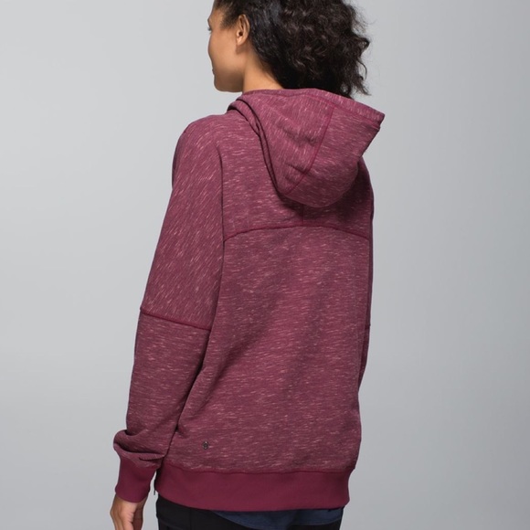 Lululemon Om & Roam Pullover Hoodie Rust Berry Red - Picture 2 of 15